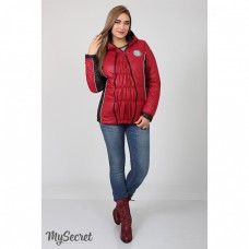 Демисезонная куртка в спортивном стиле Lemma красная, ЮЛА МАМА