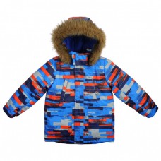 Куртка зимняя для мальчика 105550-63/33 голубая с синим, Garden Baby