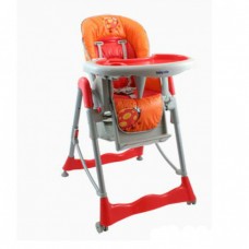 Детский стульчик для кормления RT-002TP ALEXIS, красный с оранжевым