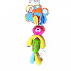 Игрушка-подвеска со звоночком  Кролик  904HA Biba Toys