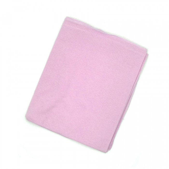 Детская трикотажная пеленка для новородженного розовая 90x110