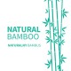 Бамбуковый трикотажный плед зеленый